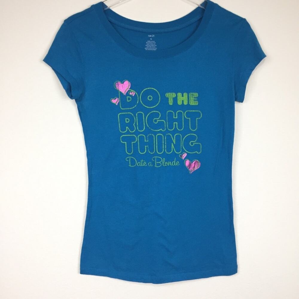 Rue 21 | Blue Graphic T-shirt | Sz XL